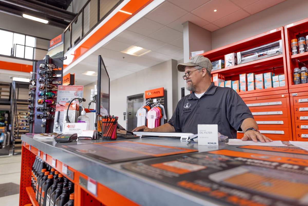 Kubota parts employee