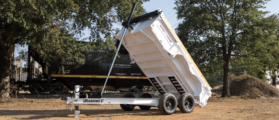 Dumping hydraulic trailer
