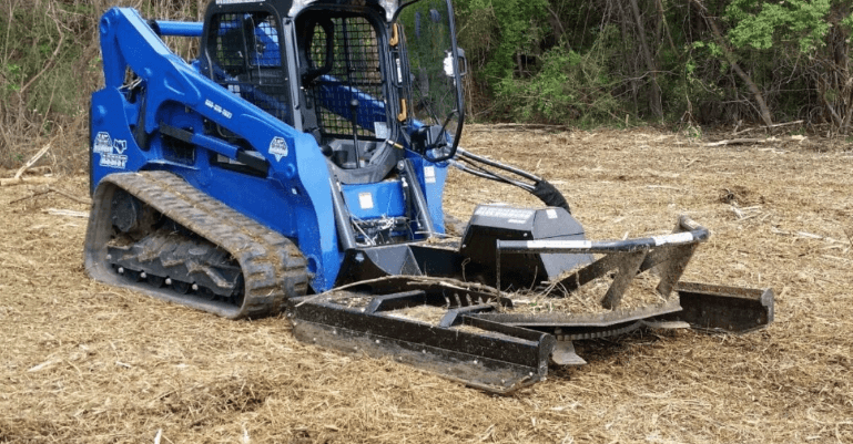 Skid Steer with attachment