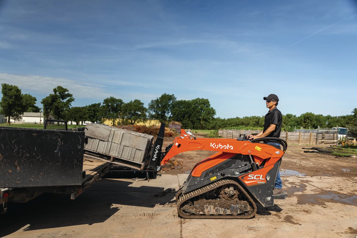 Kubota SCL1000 Stand On Compact Loader